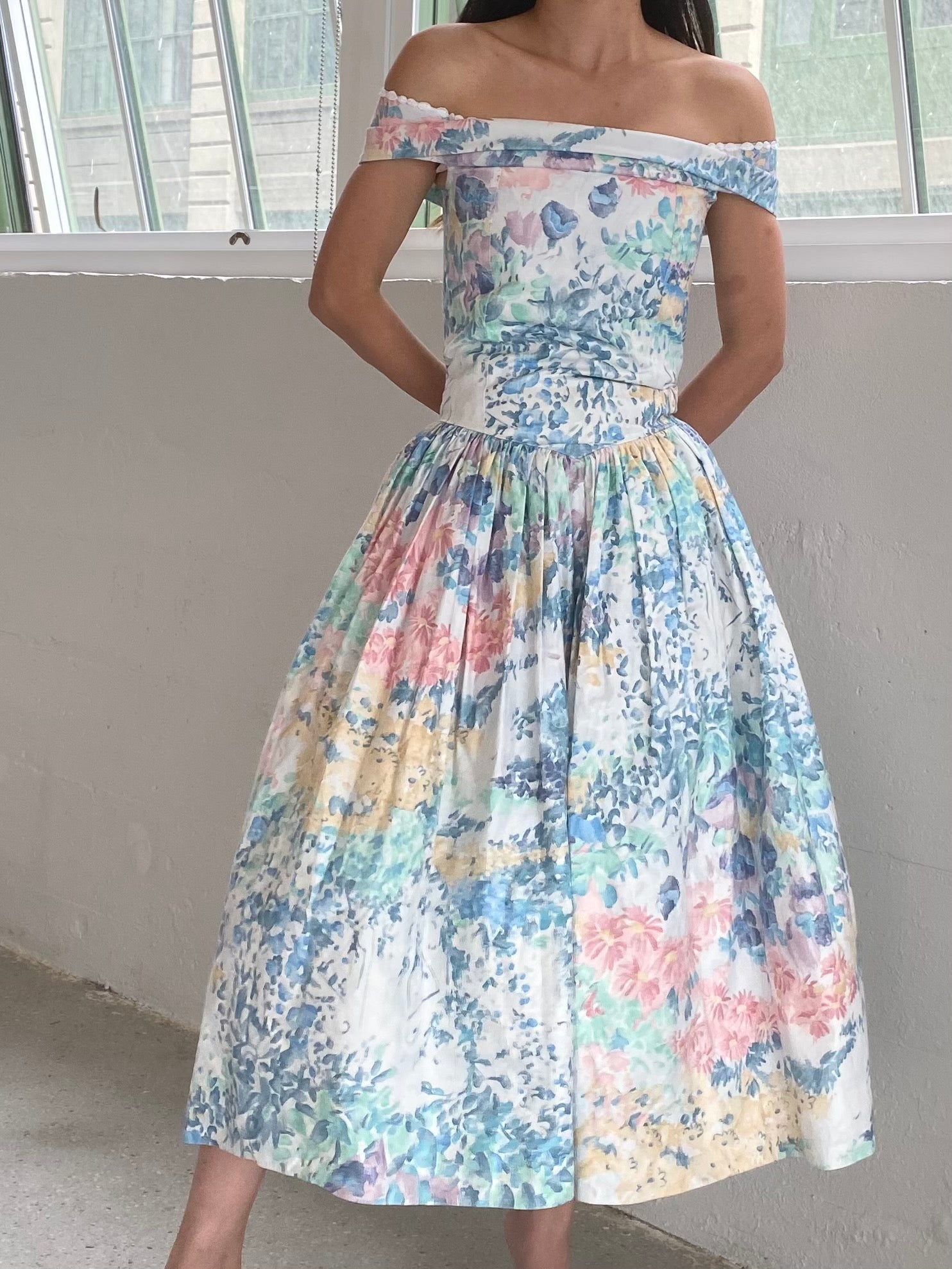 Vintage Pastel Floral Dress - XXS | G O ...